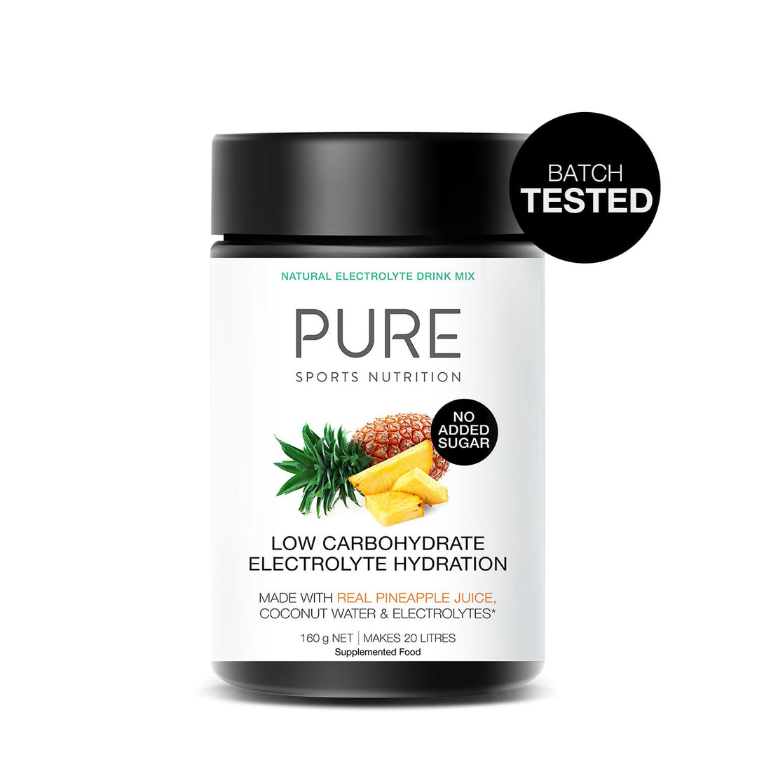 PURE Electrolyte Hydration Low Carb - Pineapple Batch Tested