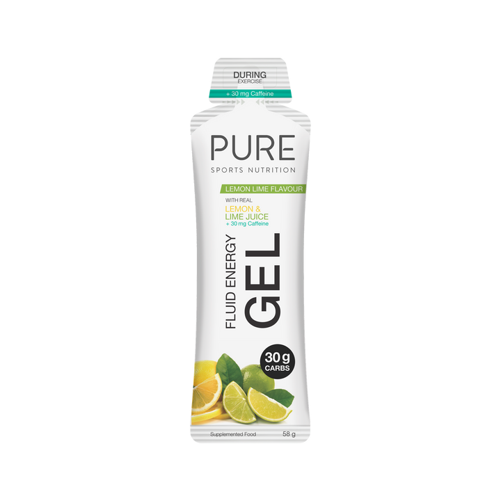 PURE Fluid Energy Gel - Lemon Lime + Caffeine