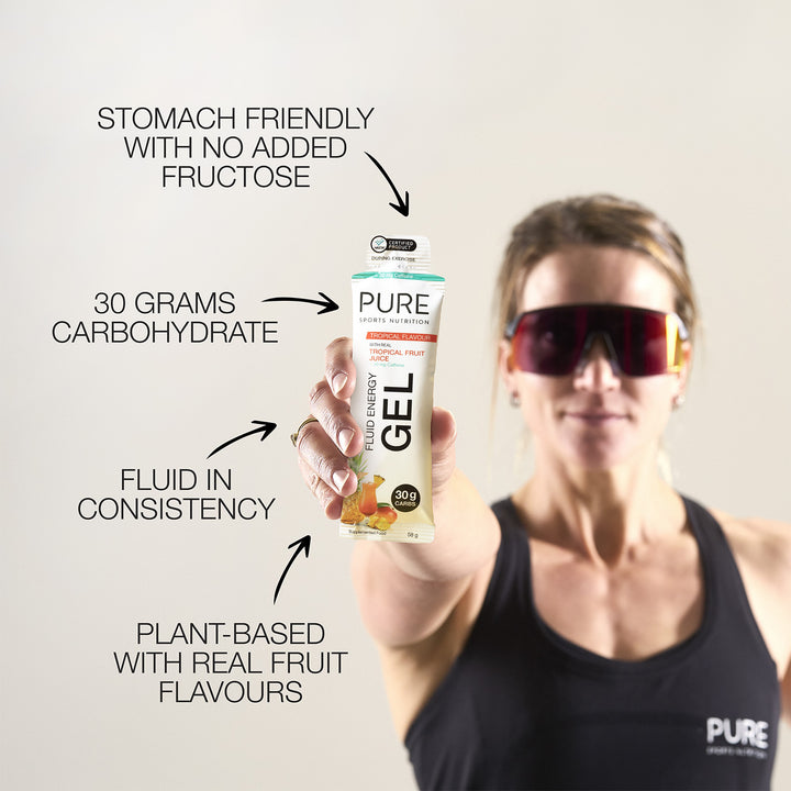 PURE Fluid Energy Gel - Tropical + Caffeine