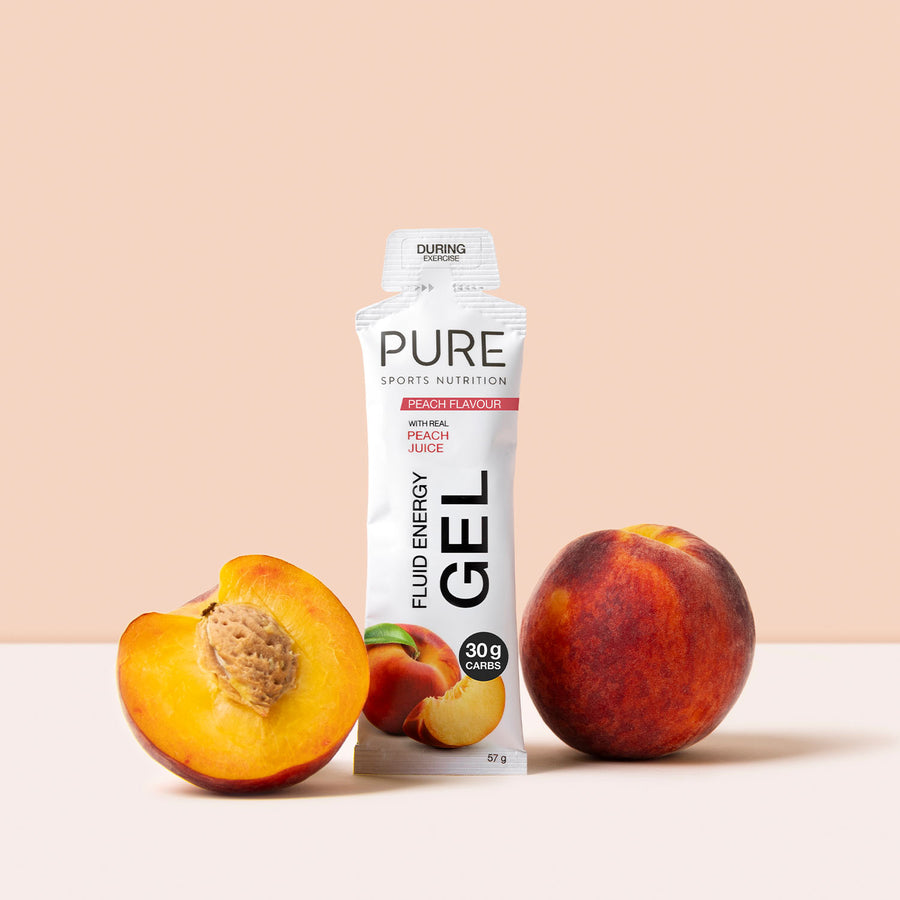 PURE Fluid Energy Gel - Peach – PURE Sports Nutrition Australia
