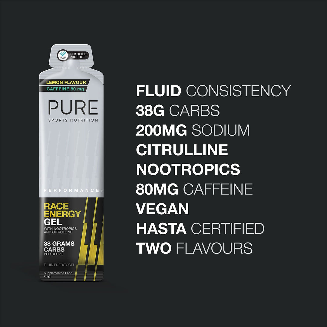 PURE Performance + Race Energy Gel - Cola + Caffeine