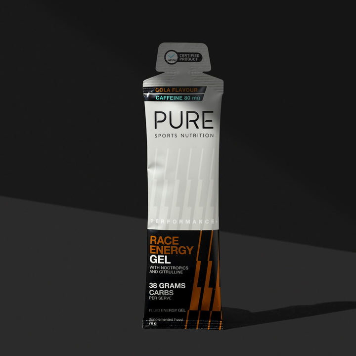 PURE Performance + Race Energy Gel - Cola + Caffeine