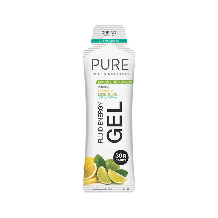 PURE Fluid Energy Gel - Lemon Lime + Caffeine