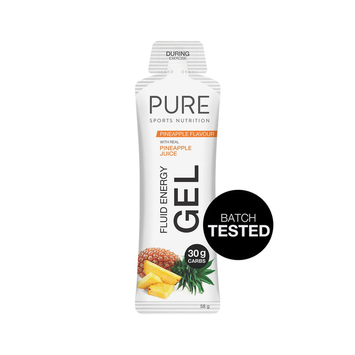 PURE Fluid Energy Gel - Pineapple Batch Tested