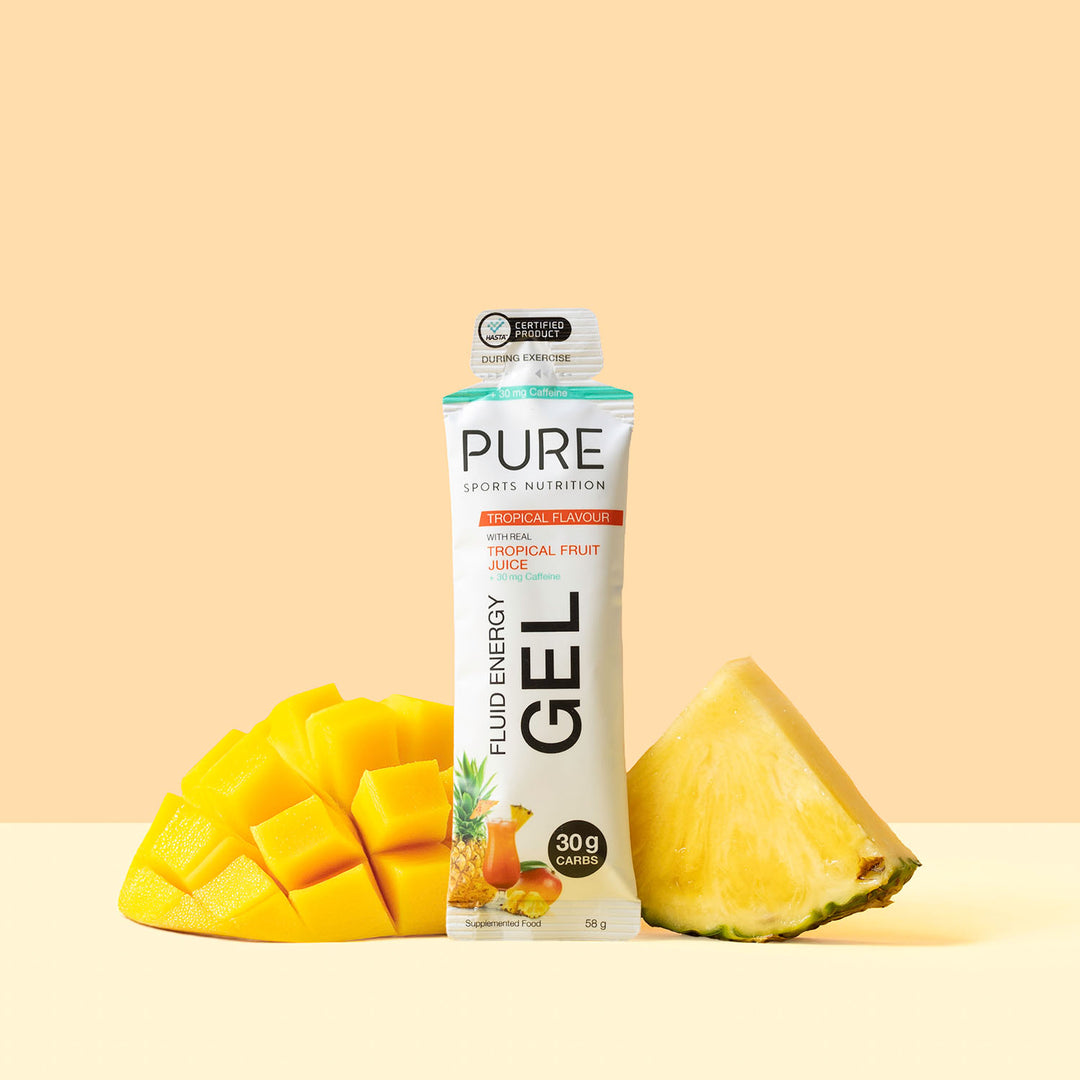 PURE Fluid Energy Gel - Tropical + Caffeine