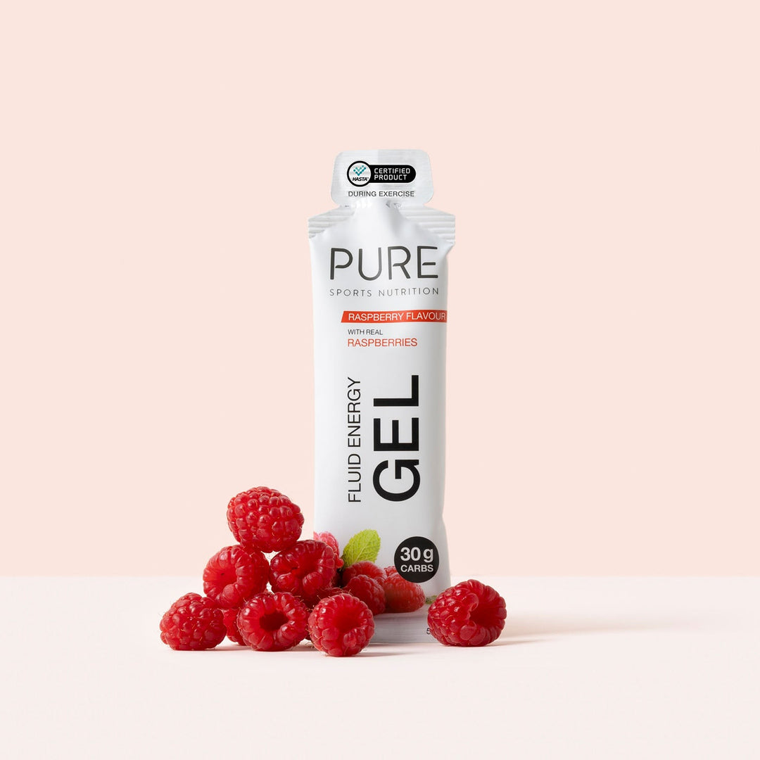PURE Fluid Energy Gel - Raspberry – PURE Sports Nutrition Australia